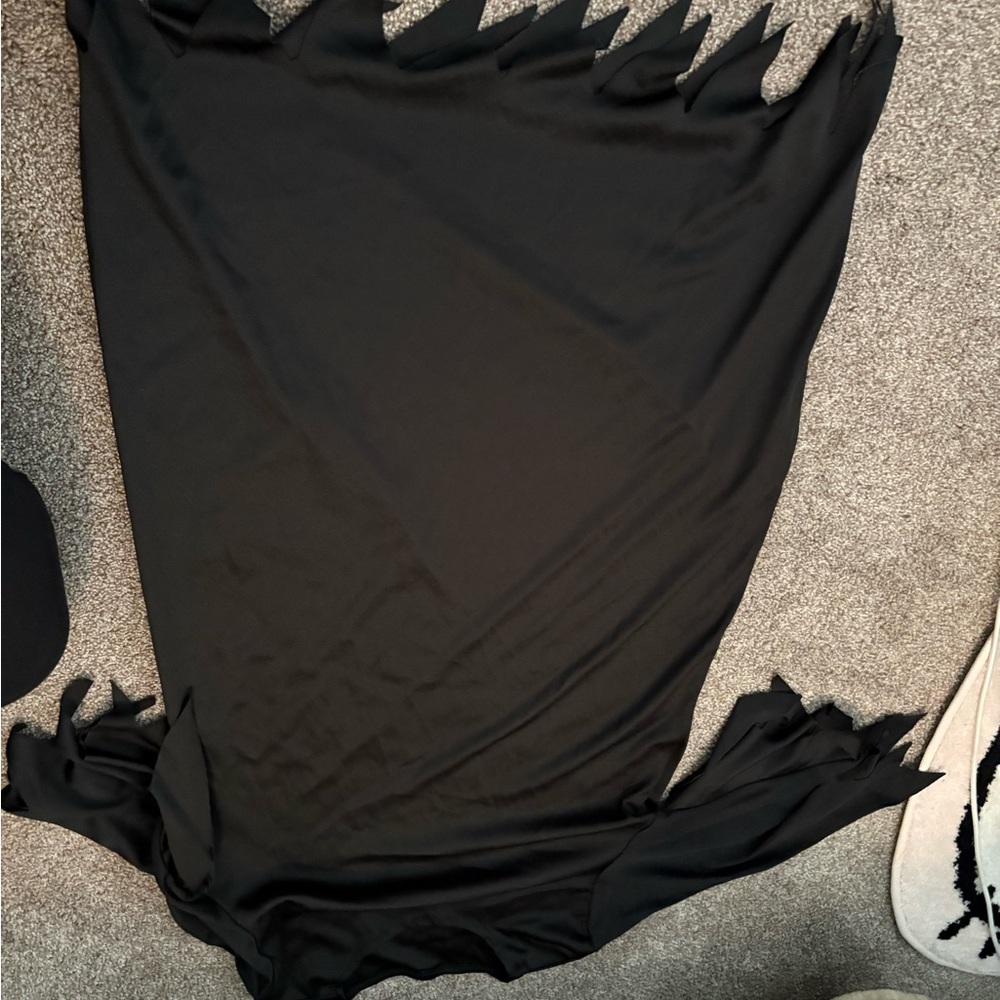 Black Fringe Shawl